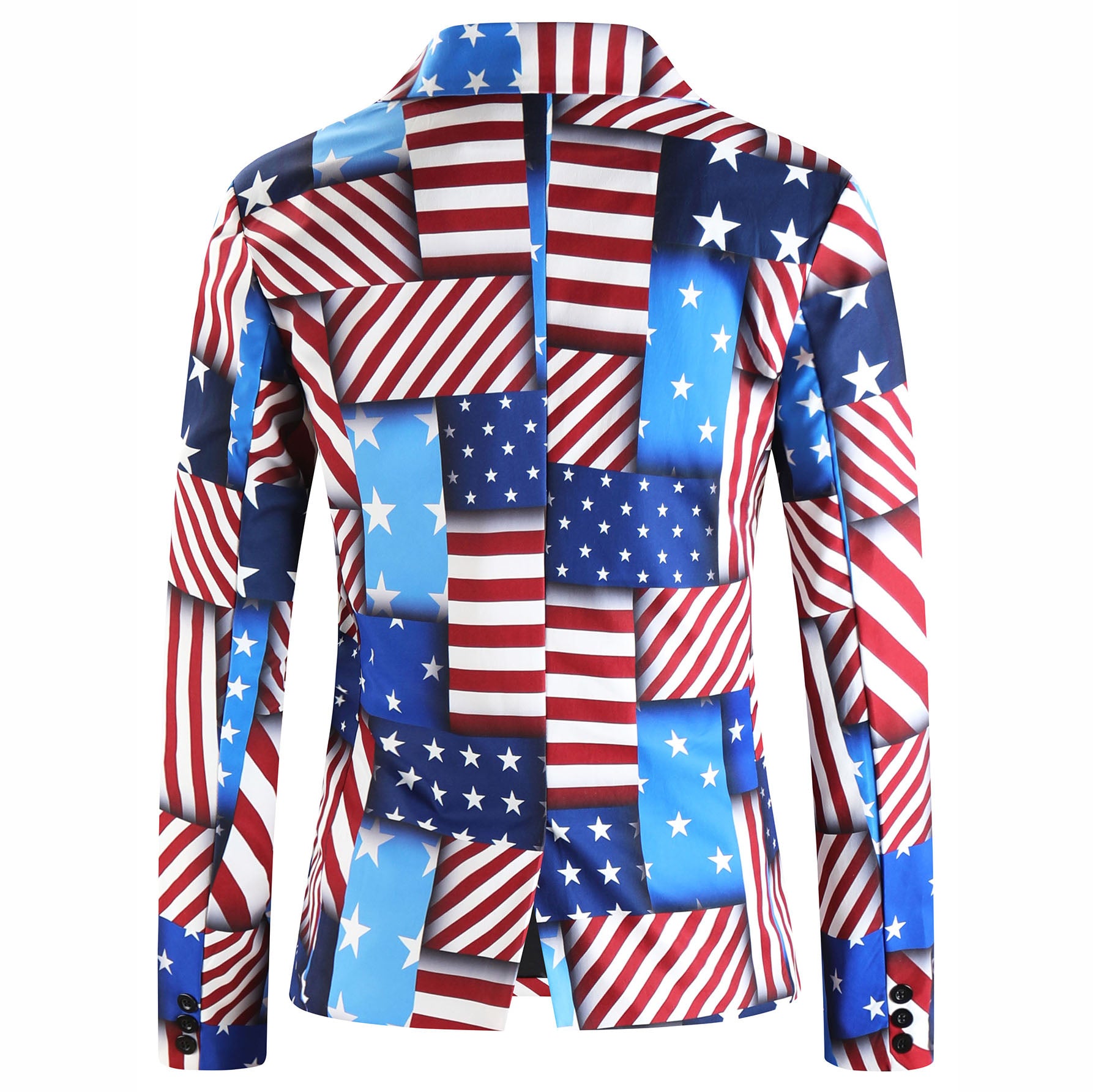 Men's Print Suit #2TZ2524 - | Multicolour / M