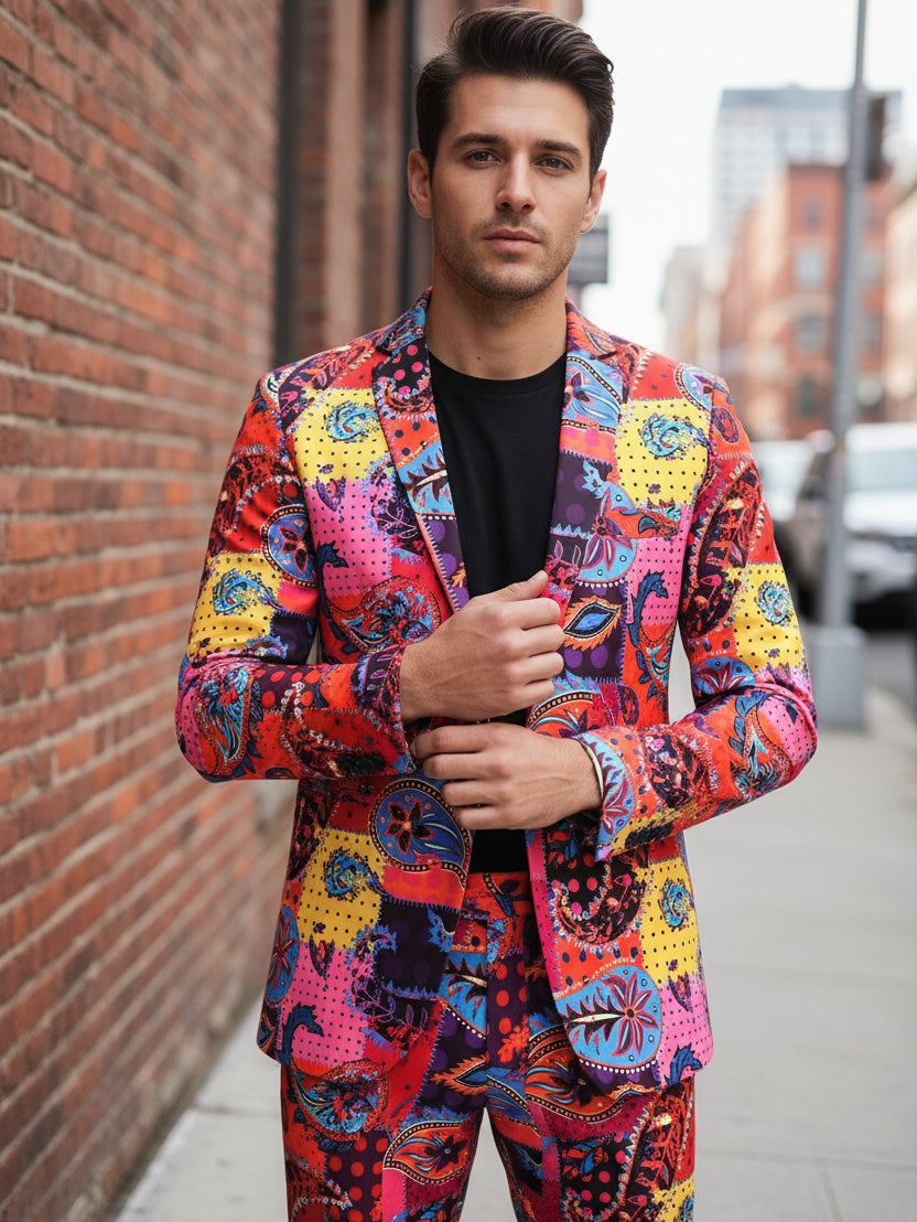 Paisley Patchwork Suit Set