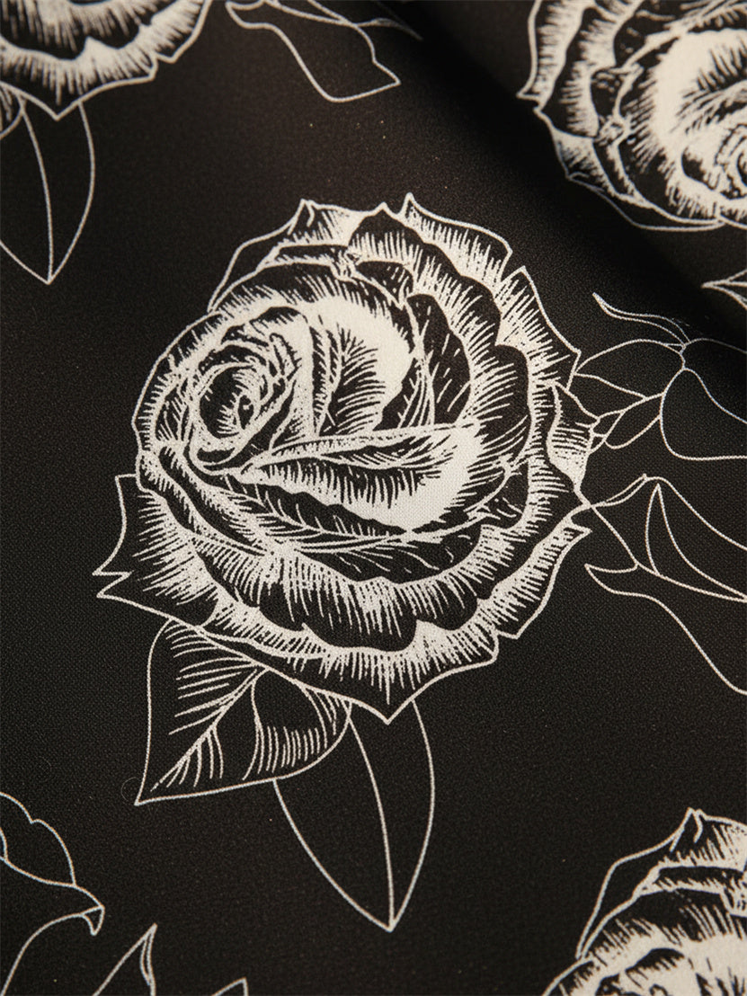 Black Rose Line Suit Set