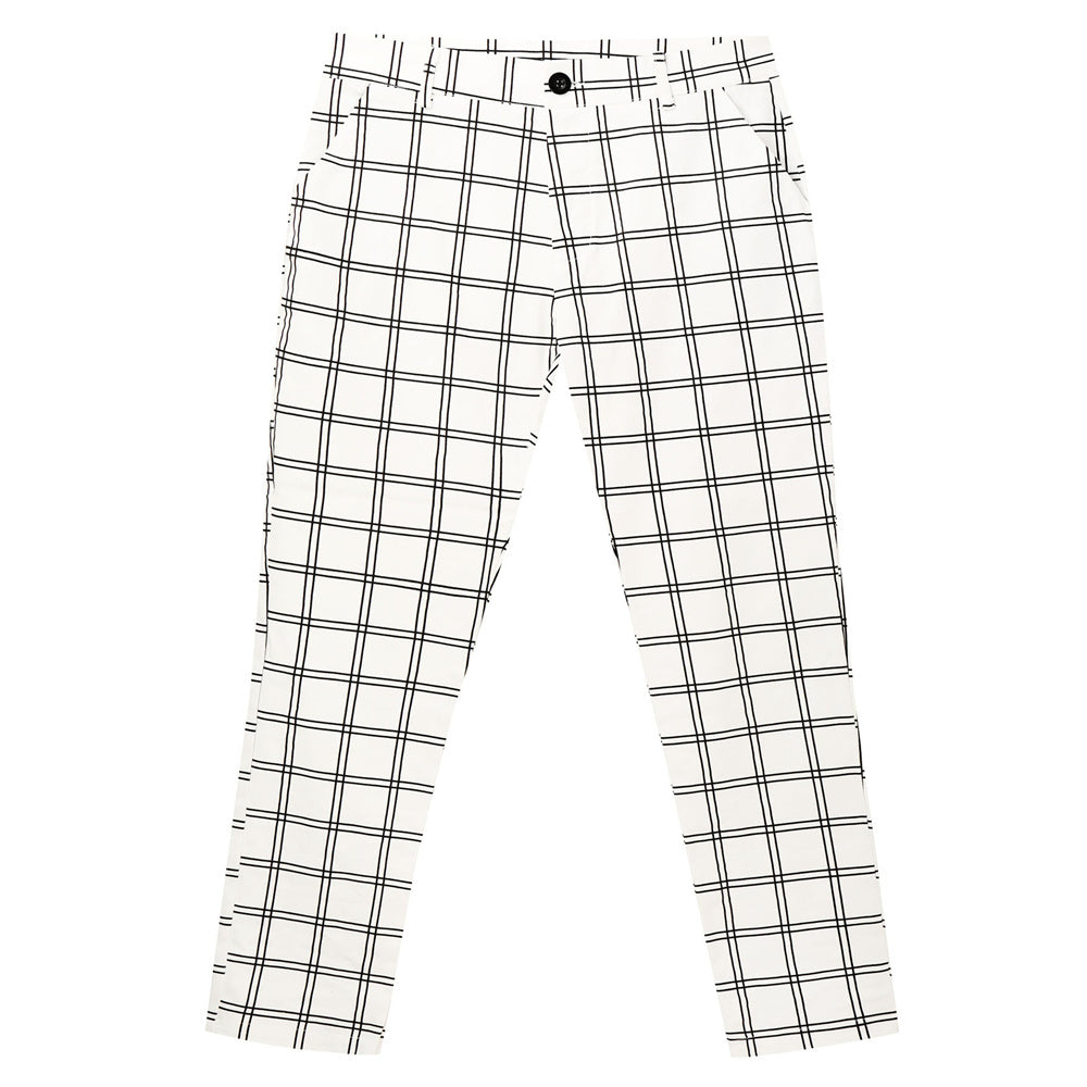 Men’s Classic Plaid Pants #XK6051 - Pants | Gray / S
