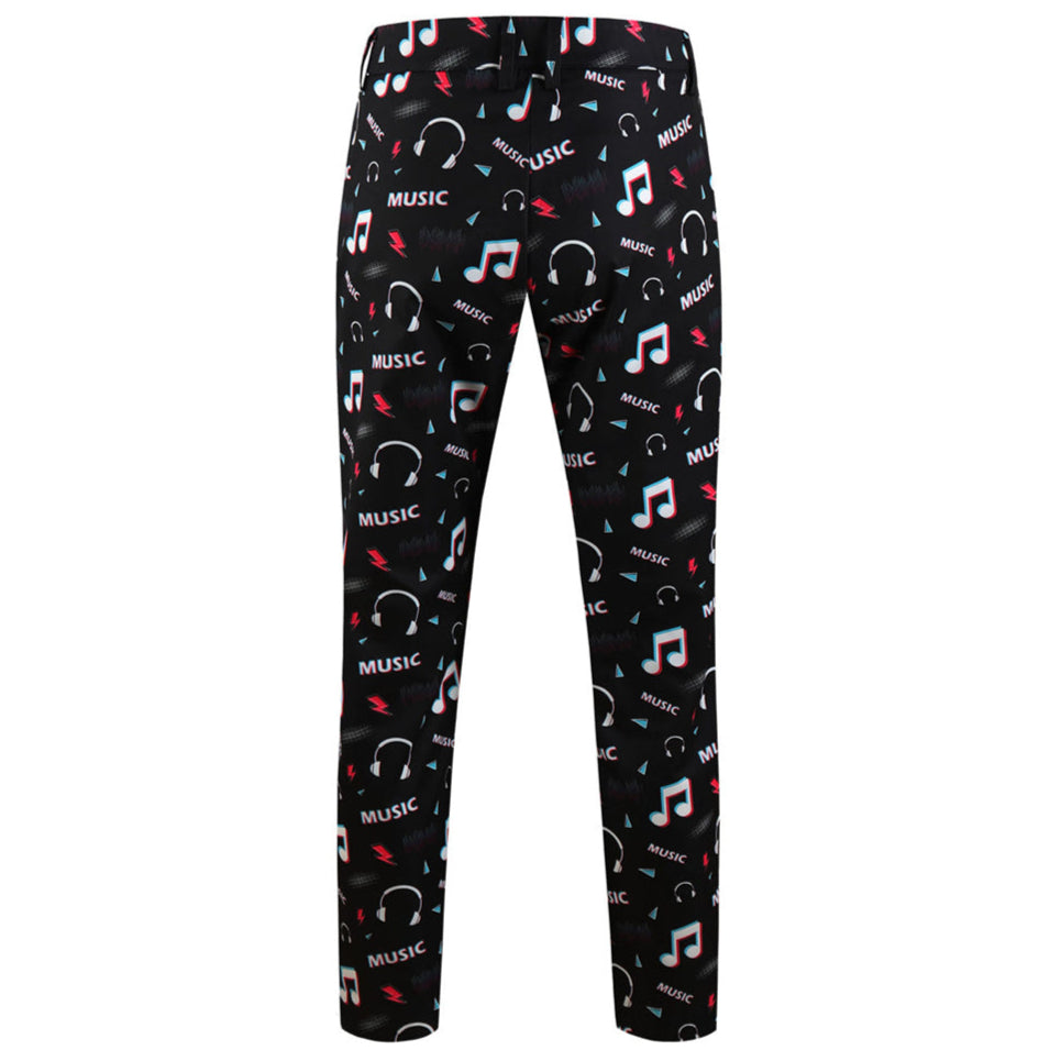 Men’s Melody Print Suit #2TZ-XX1133 - Suits | Multicolour / M