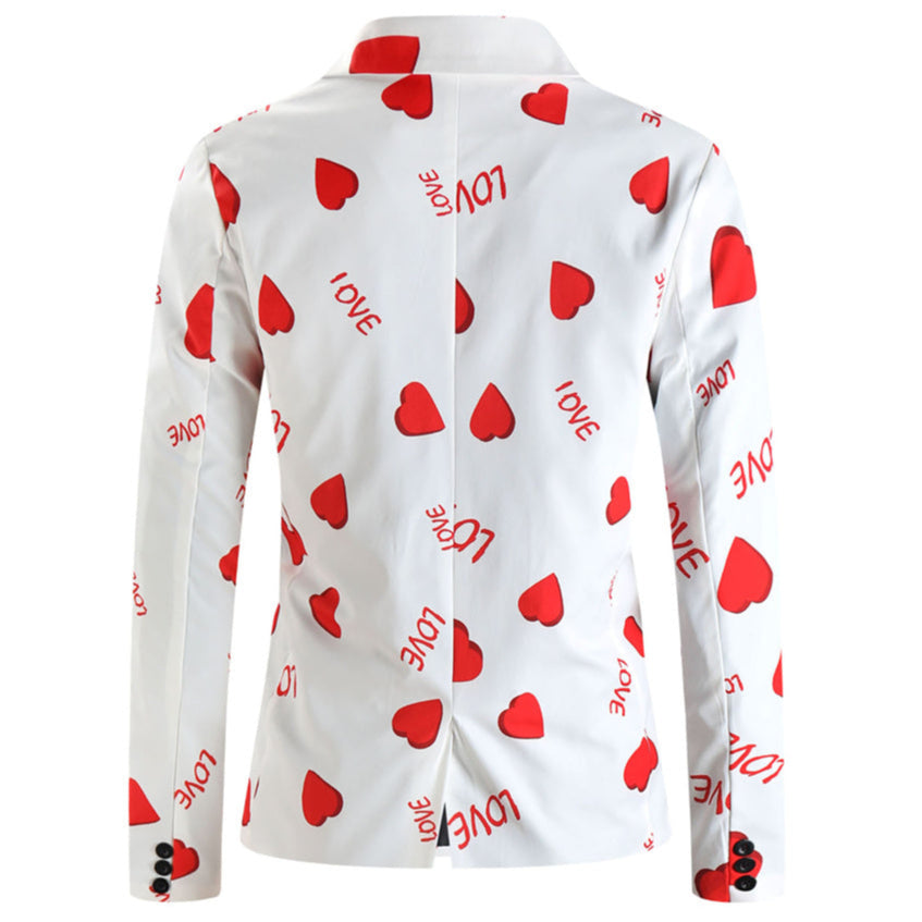 Men's Romantic Printed Suit #2TZ-XX241 - Suits | Multicolour / M