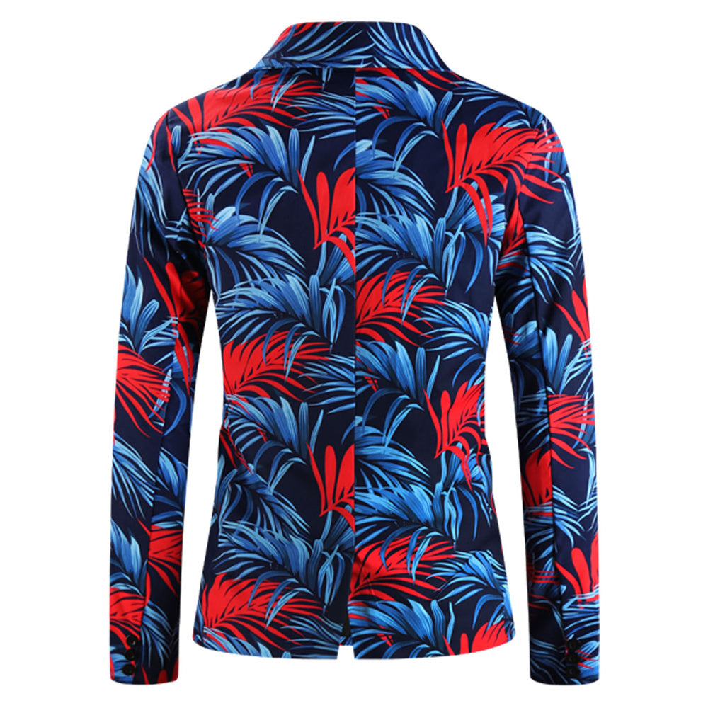Men's Print Suit #2TZ2504 - Suits | Multicolour / M