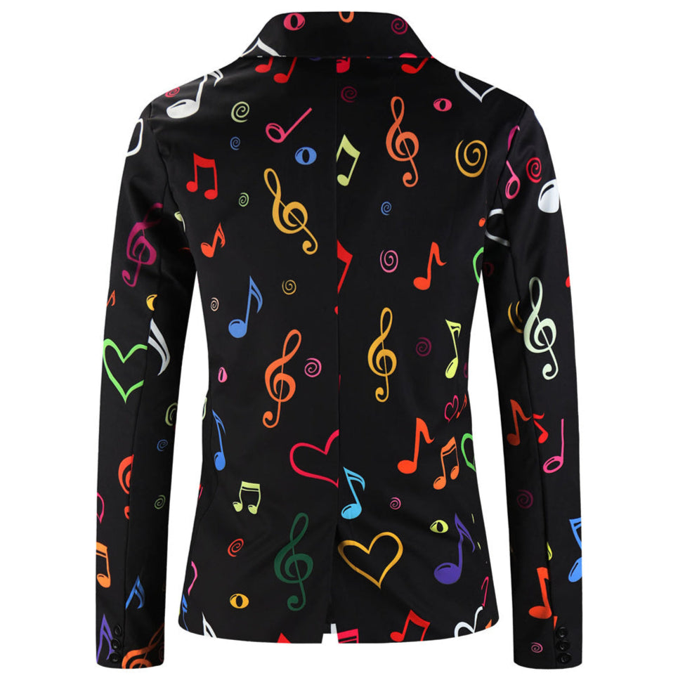 Men's Colorful Printed Suit #2TZ-XX1135 - Suits | Multicolour / M