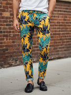 Herrenanzug mit tropischer Palme – Urlaubs-Party-Outfit