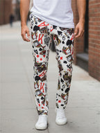 Casino Card Print Suit Set