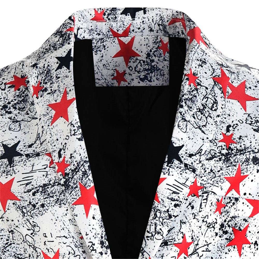Men's Star Trendy Suit #2TZ157 - Suits | Multicolour / M