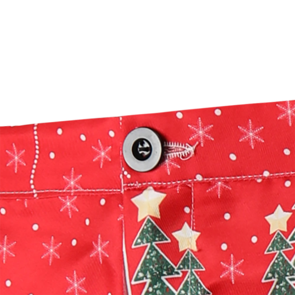 Men's Christmas Printed Suit #2TZ48 - Suits | Burgundy / M