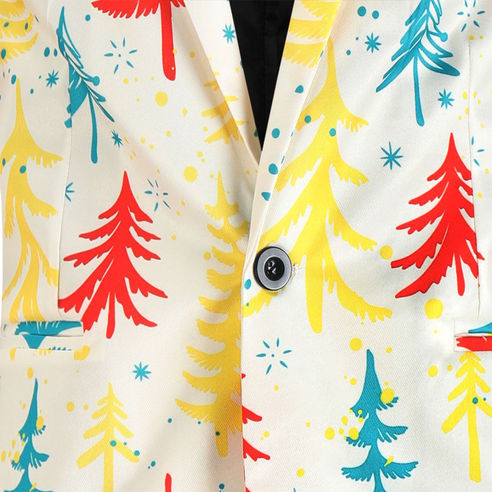 Men's Christmas Three Piece Suit #3TZMK624 - Suits | Multicolour / M