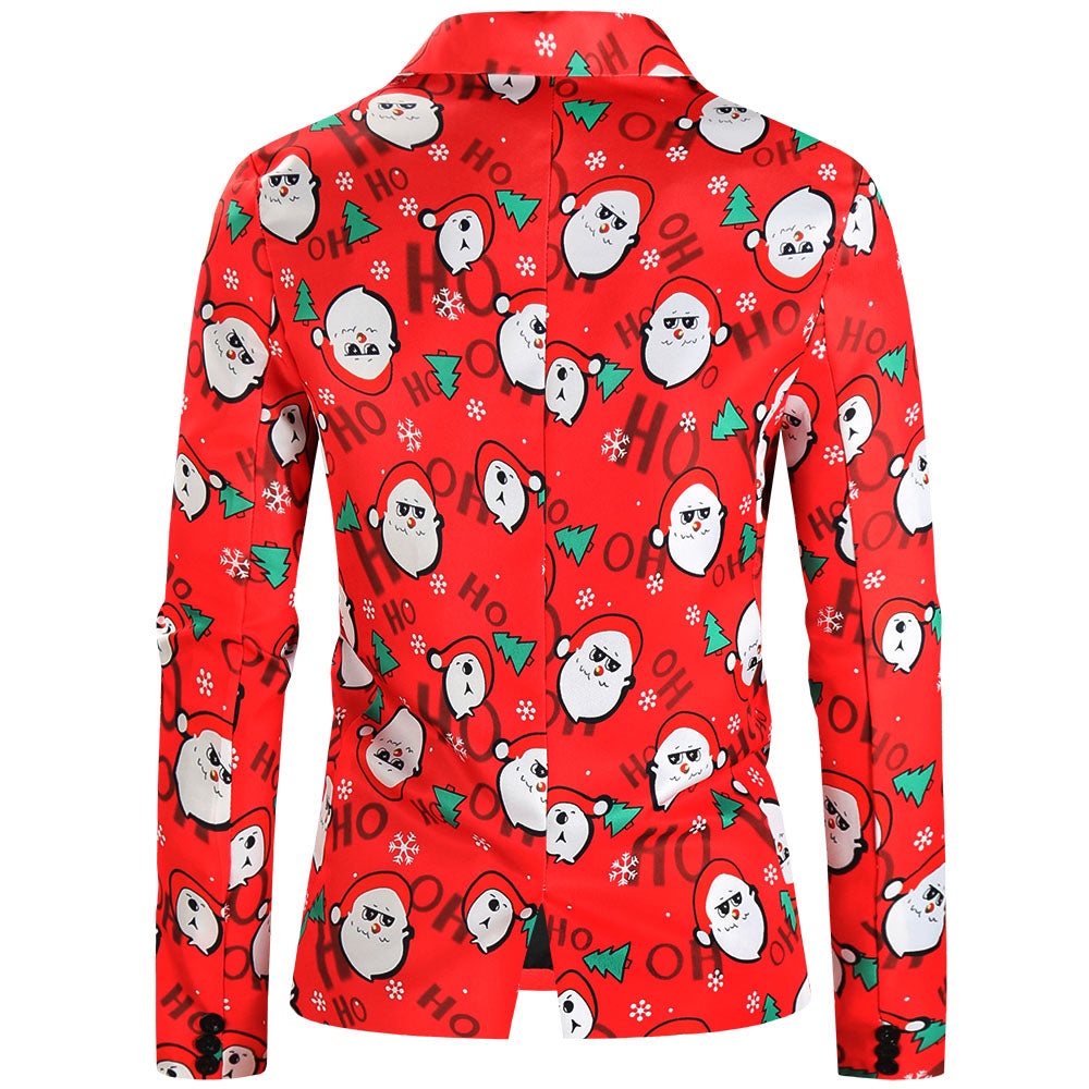 Men's Christmas Printed Suit #2TZ621 - Suits | Multicolour / M