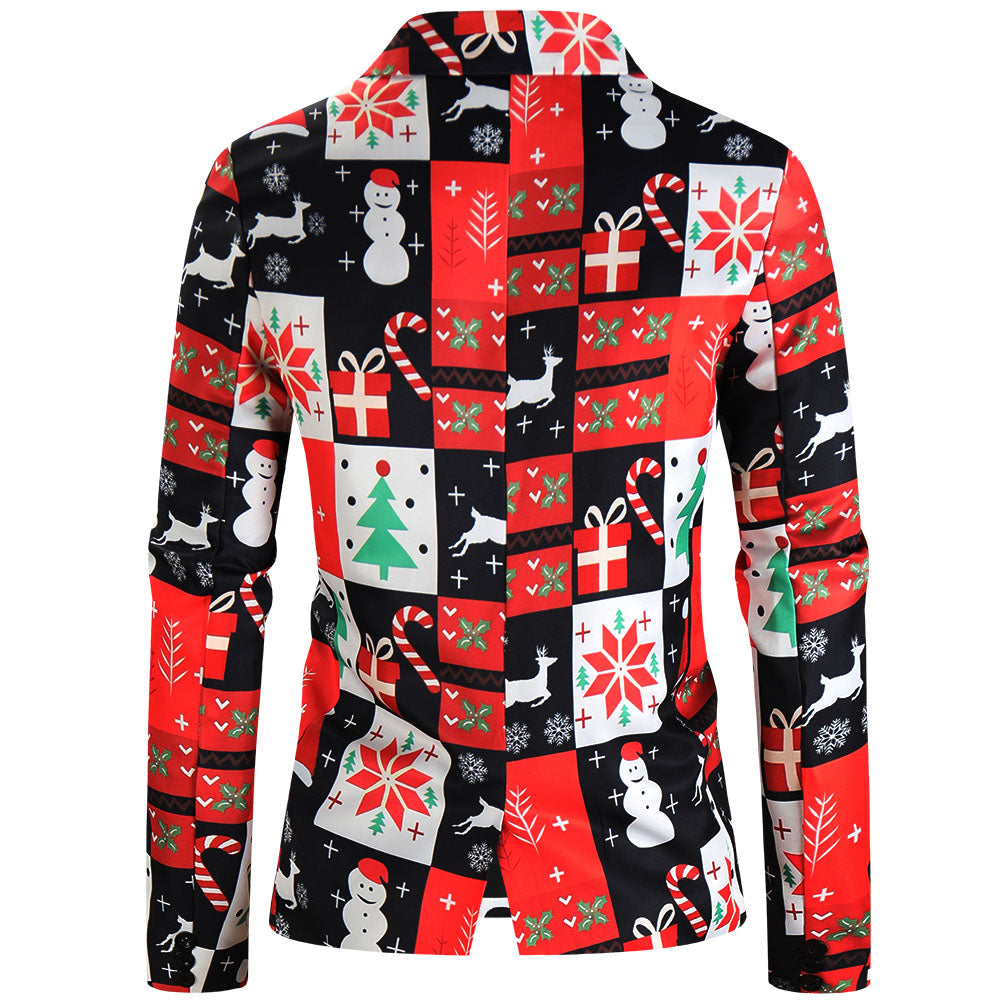 Men's Christmas Fashion Suit #2TZ622 - Suits | Multicolour / M