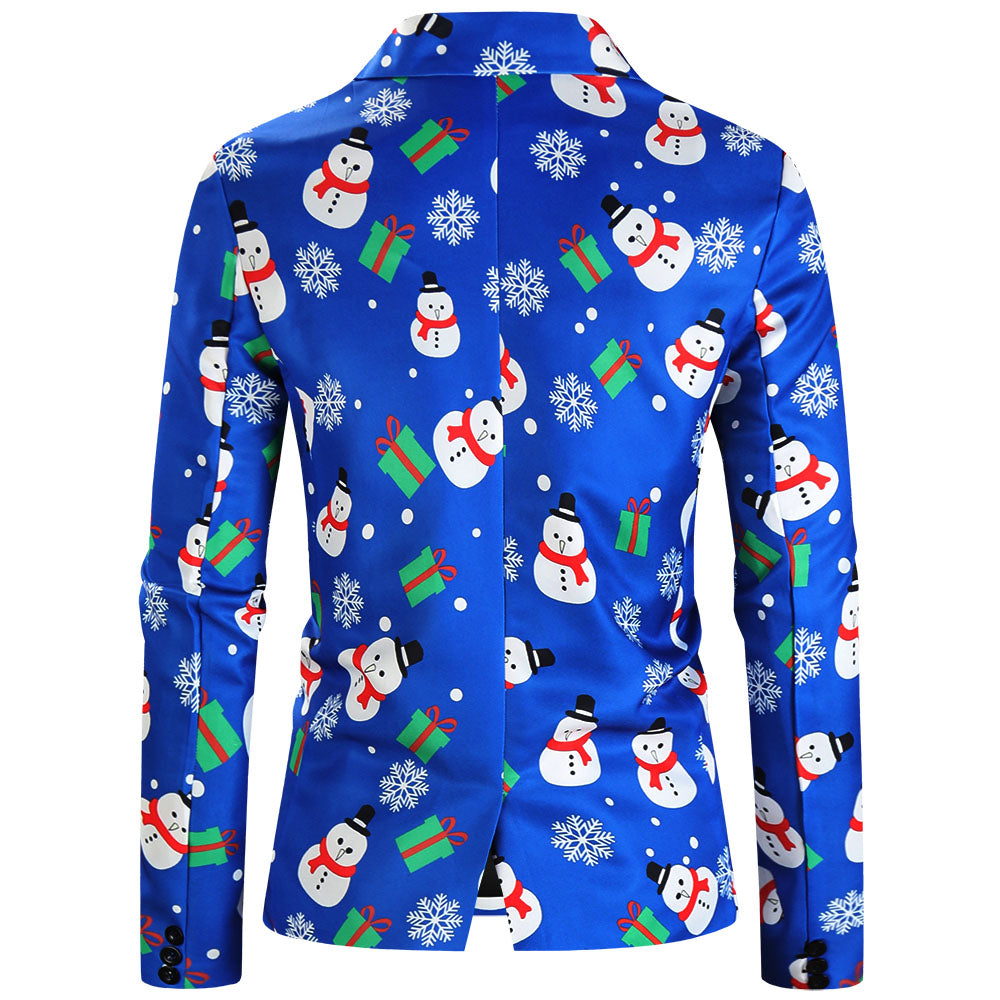 Men's Christmas Printed Suit #2TZ625 - Suits | Multicolour / M