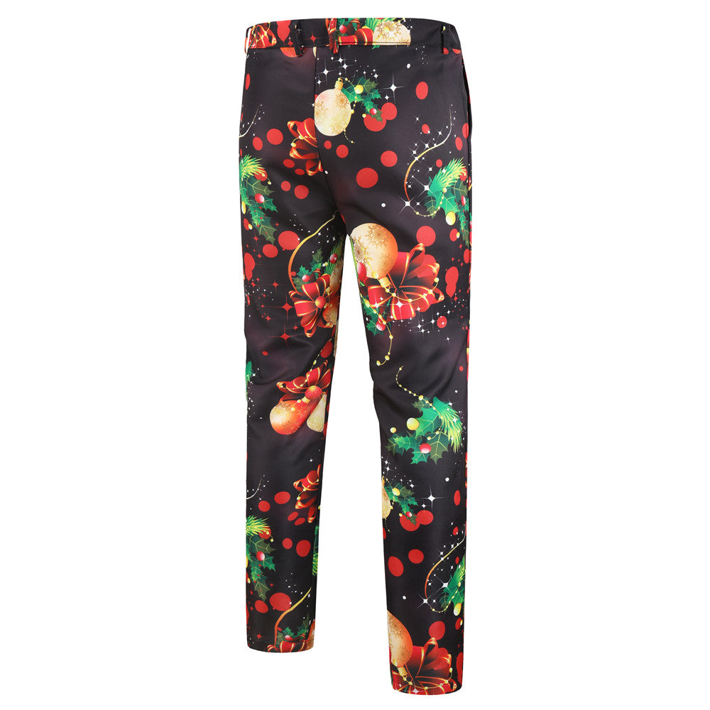 Men's Christmas Print Suit #2TZ28 - Suits | Multicolour / M