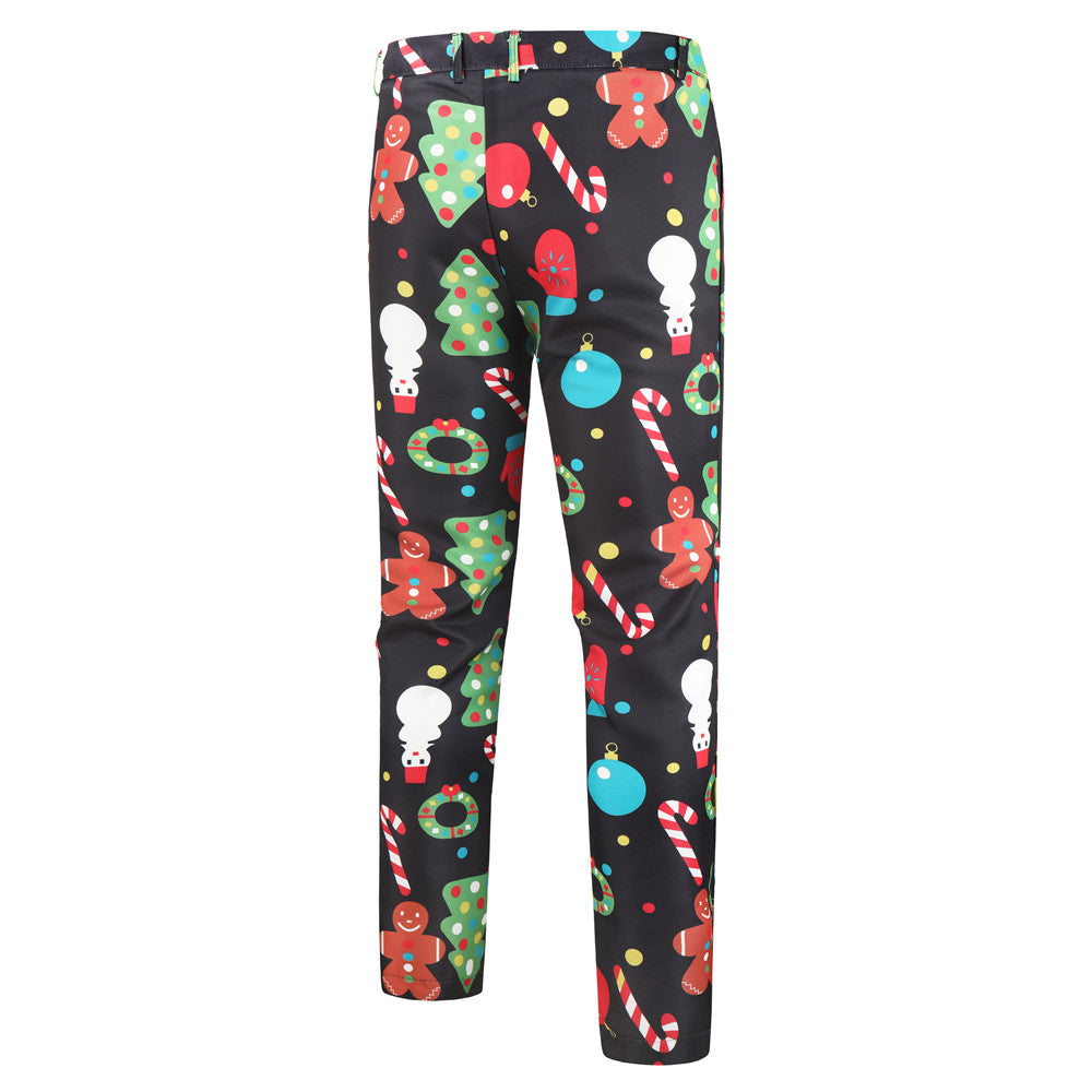 Men's Christmas Printed Suit #2TZ32 - Suits | Multicolour / M