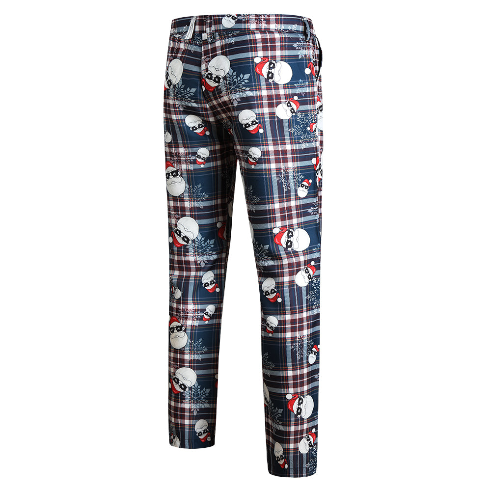 Men's Christmas Plaid Vest Suit #2TZMK34 - Suits | Multicolour / M