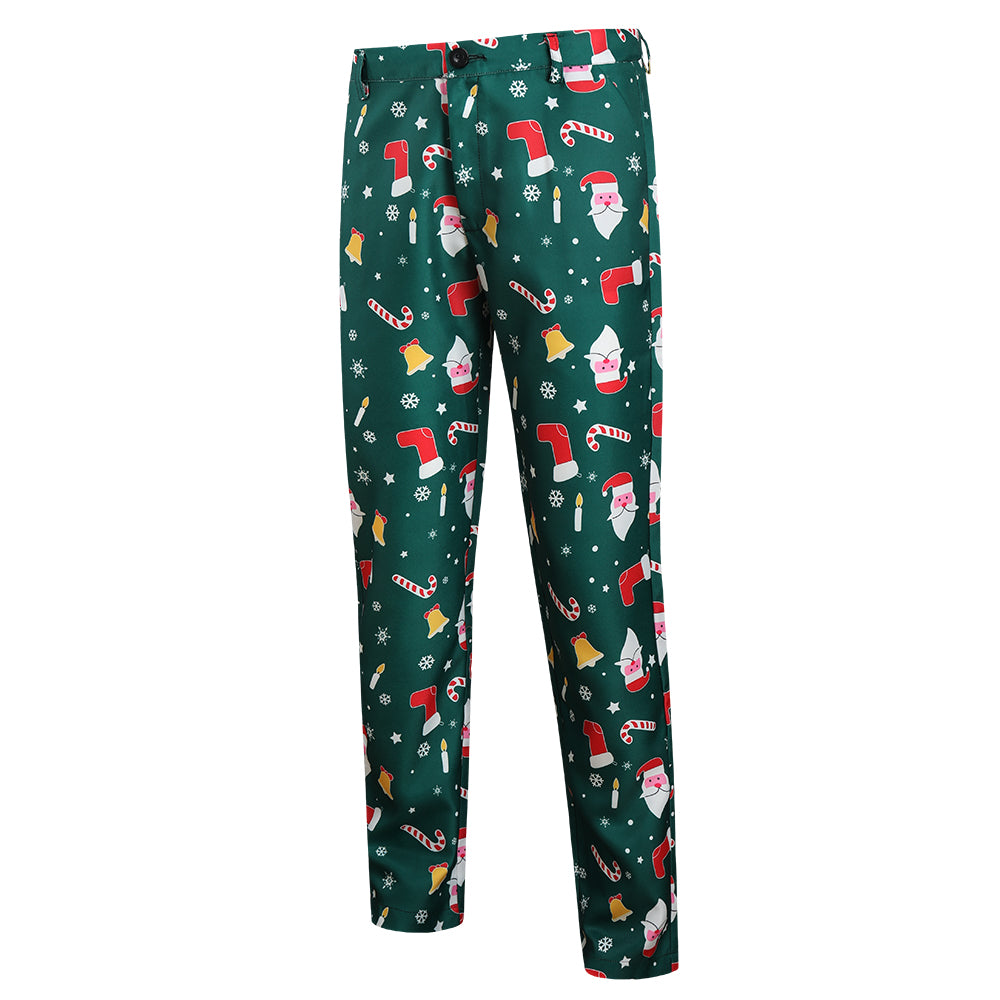 Men's Christmas Print Suit #2TZ38 - Suits | Multicolour / M