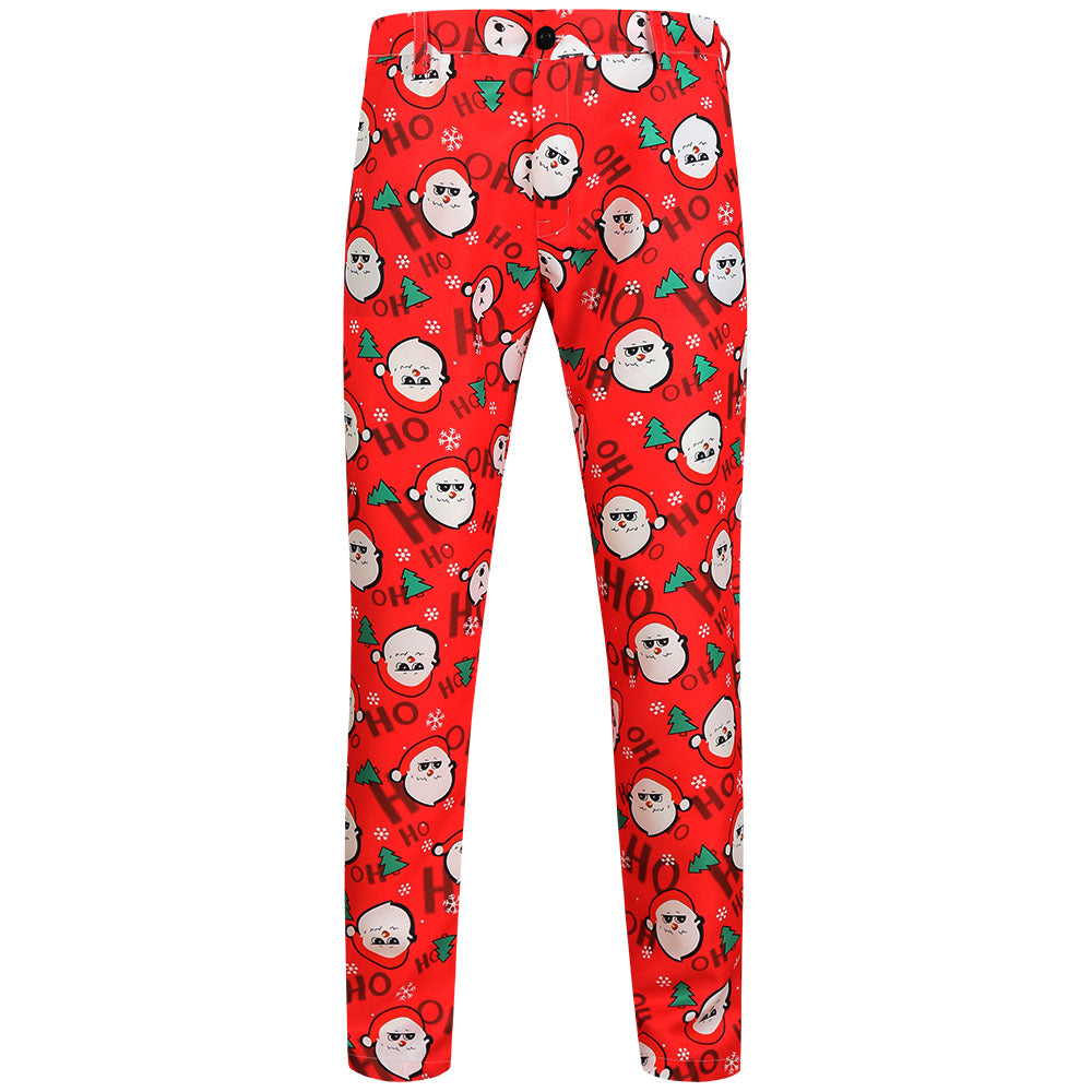 Men's Christmas Printed Suit #2TZ621 - Suits | Multicolour / M