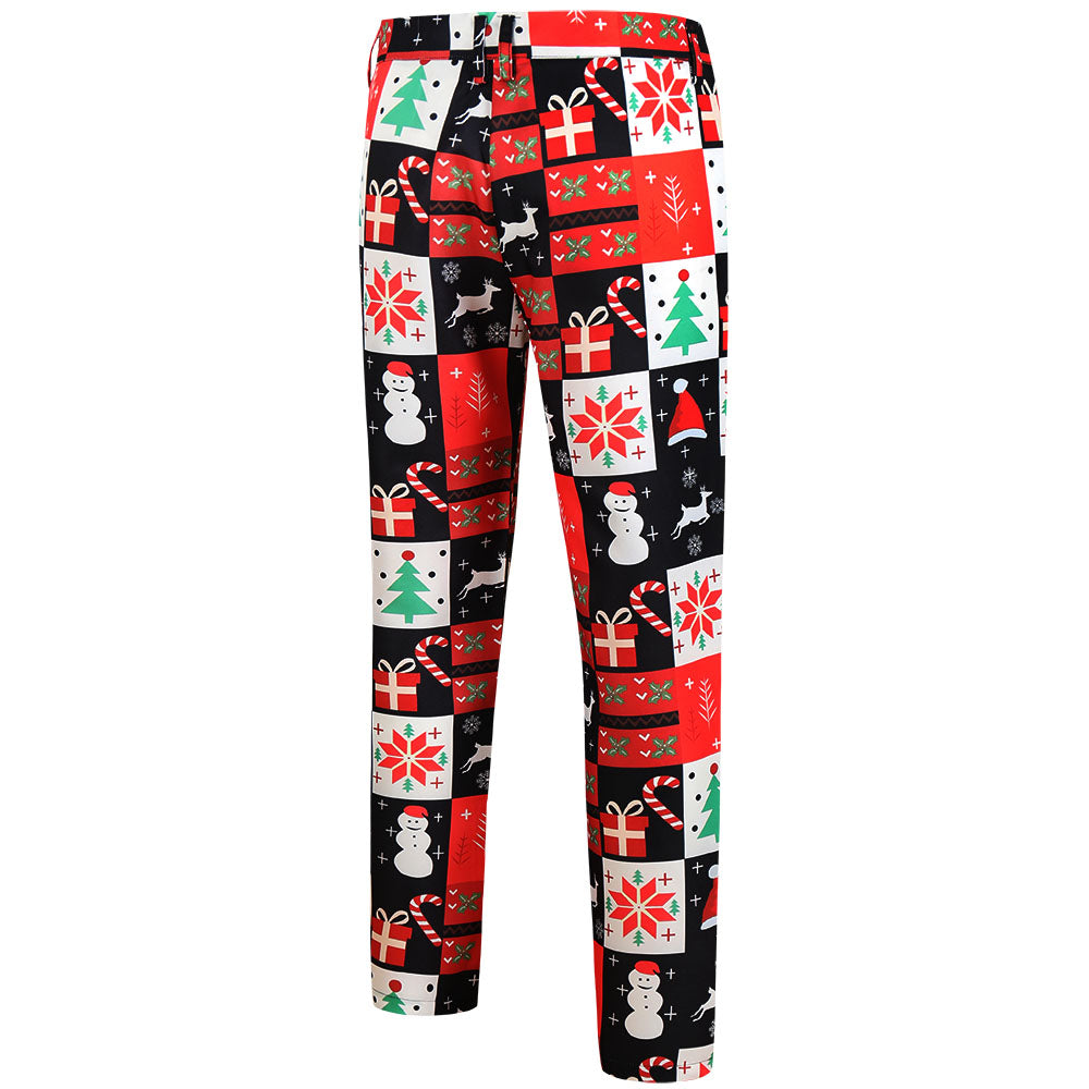 Men's Christmas Fashion Vest Suit #2TZMK622 - Suits | Multicolour / M