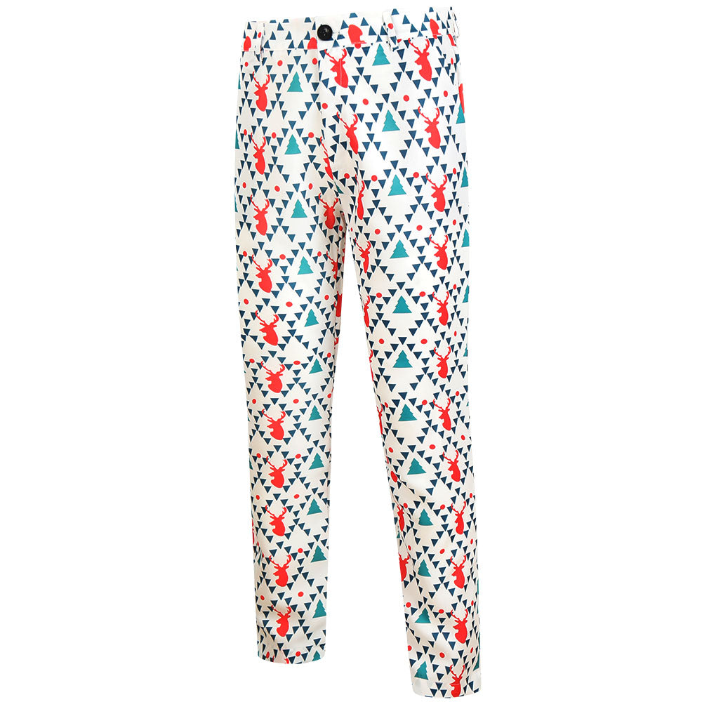 Men's Geometric Print Vest Suit #2TZMK627 - Suits | Multicolour / M