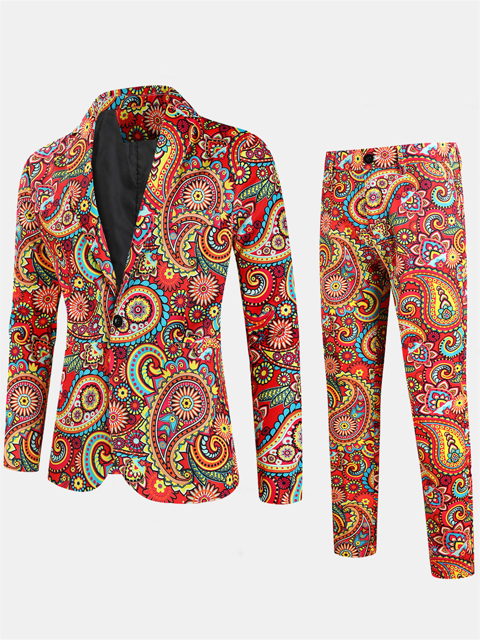 Paisley Party Suit Set – Bold Statement Look