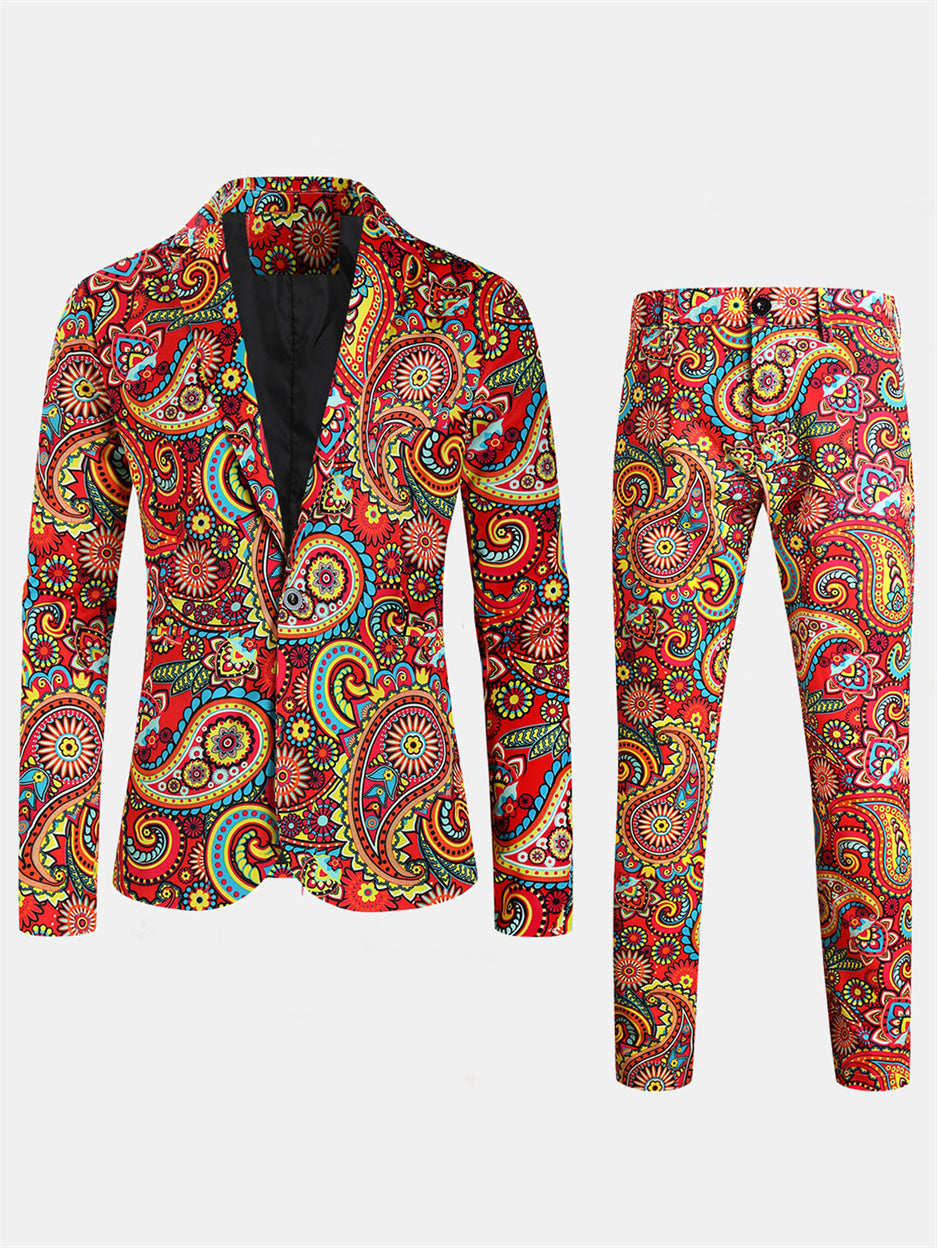 Paisley Party Suit Set – Bold Statement Look