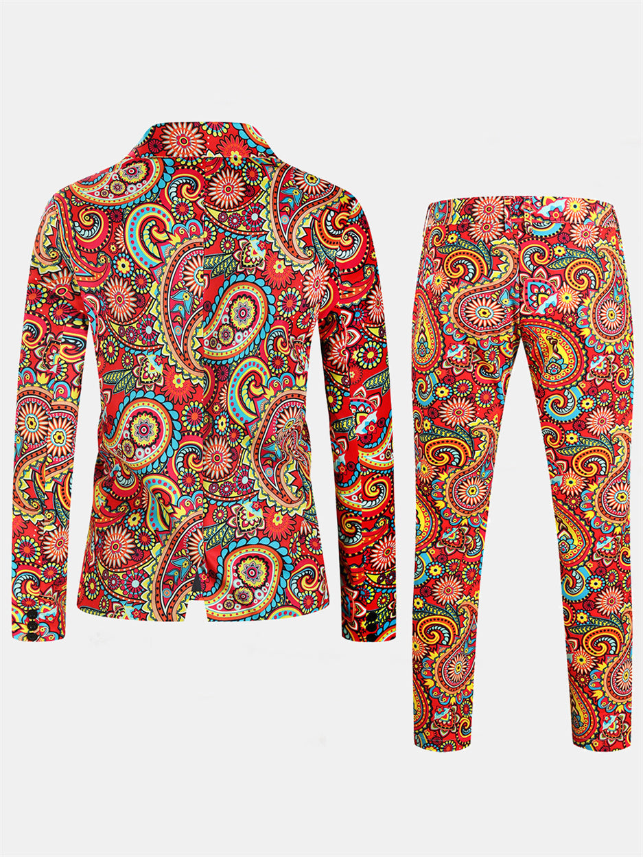 Paisley Party Suit Set – Bold Statement Look