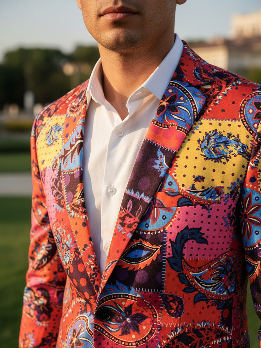 Paisley Patchwork Suit Set
