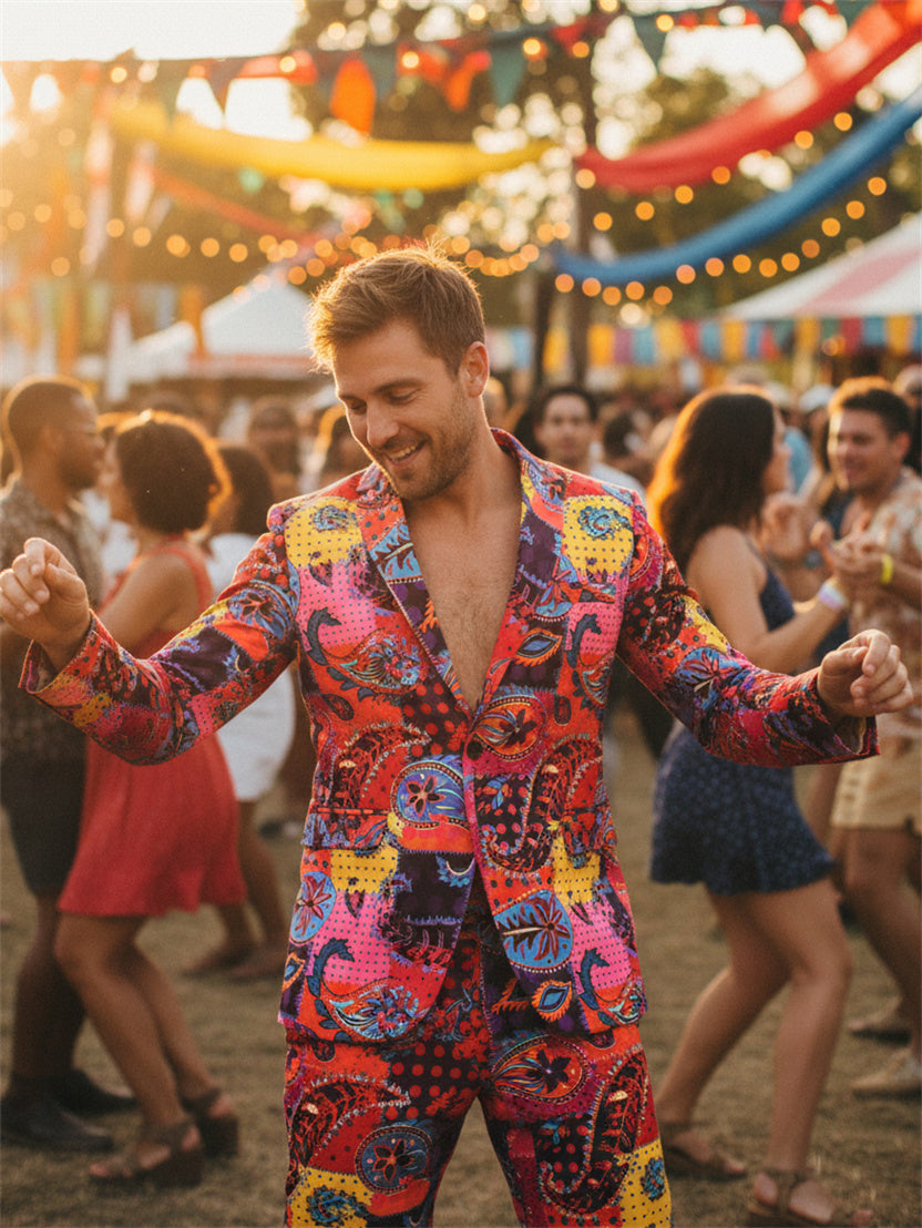 Paisley Patchwork Suit Set