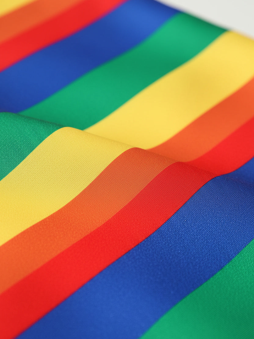 Rainbow Stripe Suit Set