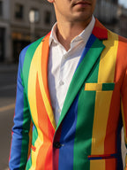 Rainbow Stripe Suit Set