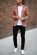 Paisley Party Suit Set – Bold Statement Look