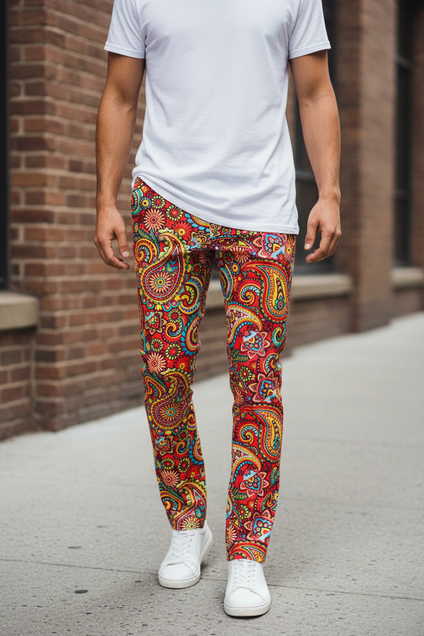 Paisley Party Suit Set – Bold Statement Look