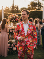 Vibrant Floral Suit Set