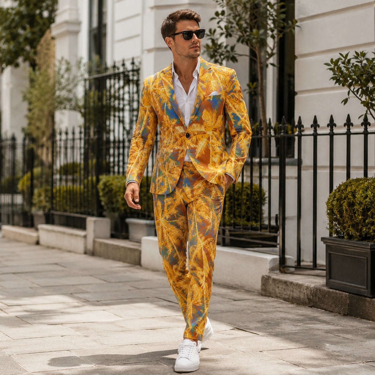 Tropical Palm Suit Set